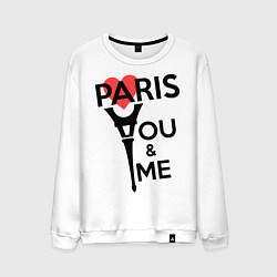 Мужской свитшот Paris: You & me