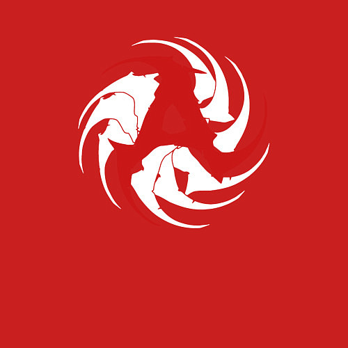 Мужской свитшот Amatory Sign / Красный – фото 3