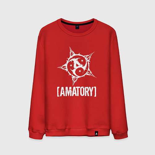 Мужской свитшот Amatory Style / Красный – фото 1