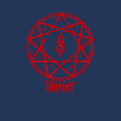 Свитшот хлопковый мужской Slipknot Penragram, цвет: тёмно-синий — фото 2