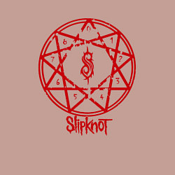 Свитшот хлопковый мужской Slipknot Penragram, цвет: пыльно-розовый — фото 2