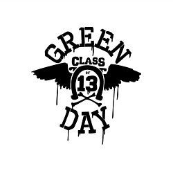 Свитшот хлопковый мужской Green Day: Class of 13, цвет: белый — фото 2