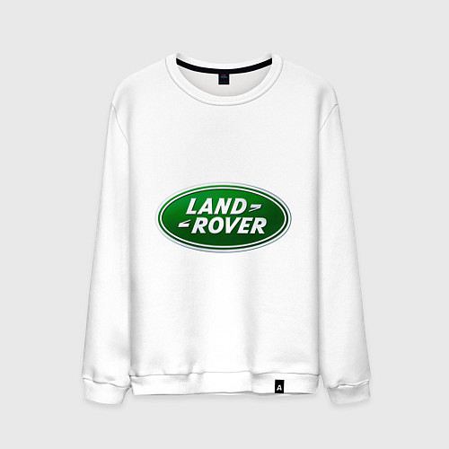 Мужской свитшот Logo Land Rover / Белый – фото 1