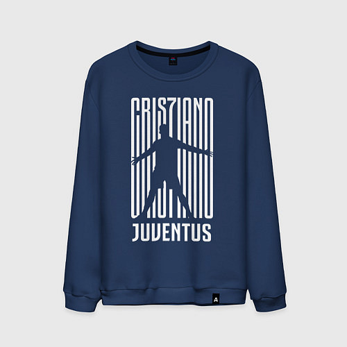 Мужской свитшот Cris7iano Juventus / Тёмно-синий – фото 1