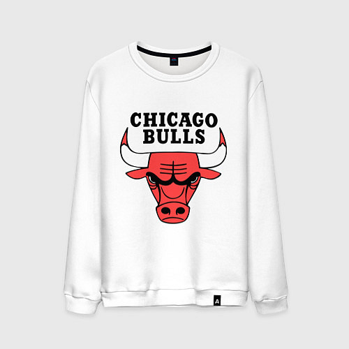 Мужской свитшот Chicago Bulls / Белый – фото 1