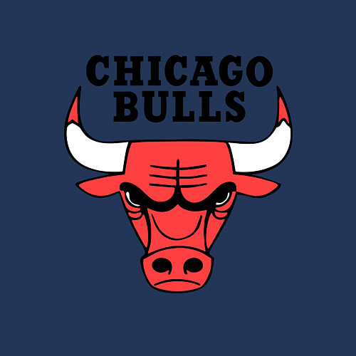 Мужской свитшот Chicago Bulls / Тёмно-синий – фото 3