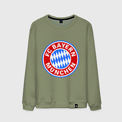 Свитшот хлопковый мужской Bayern Munchen FC, цвет: авокадо