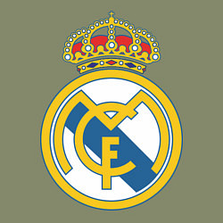 Свитшот хлопковый мужской Real Madrid FC, цвет: авокадо — фото 2