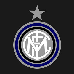 Свитшот хлопковый мужской Inter FC, цвет: черный — фото 2