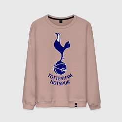 Свитшот хлопковый мужской Tottenham FC, цвет: пыльно-розовый