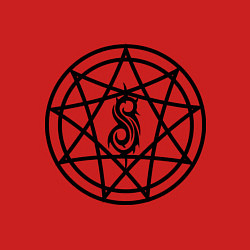 Свитшот хлопковый мужской Slipknot Pentagram, цвет: красный — фото 2