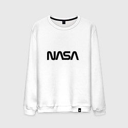 Свитшот хлопковый мужской NASA, цвет: белый