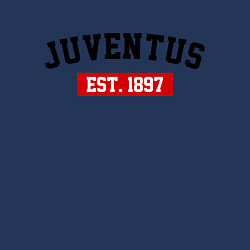 Свитшот хлопковый мужской FC Juventus Est. 1897, цвет: тёмно-синий — фото 2