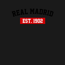 Свитшот хлопковый мужской FC Real Madrid Est. 1902, цвет: черный — фото 2