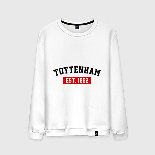 Мужской свитшот FC Tottenham Est. 1882 / Белый – фото 1