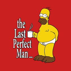 Свитшот хлопковый мужской The Last Perfect Man, цвет: красный — фото 2