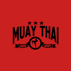 Свитшот хлопковый мужской Muay thai boxing, цвет: красный — фото 2