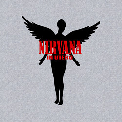 Свитшот хлопковый мужской Nirvana: In Utero, цвет: меланж — фото 2
