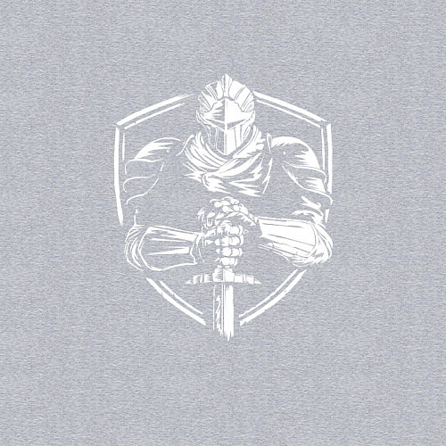 Мужской свитшот Темный рыцарь / Меланж – фото 3