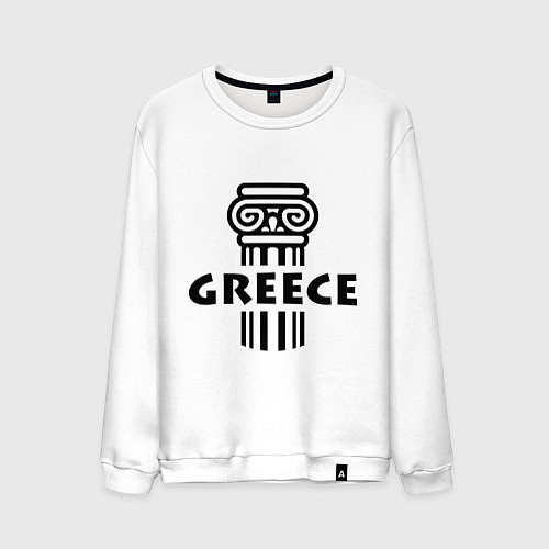 Мужской свитшот Греция / Белый – фото 1