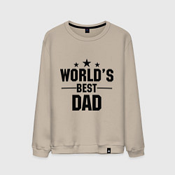 Мужской свитшот Worlds best DADDY