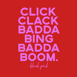 Свитшот хлопковый мужской Click Clack Black Pink, цвет: красный — фото 2