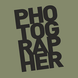 Свитшот хлопковый мужской Фотограф, цвет: авокадо — фото 2