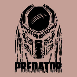 Свитшот хлопковый мужской Predator Mask, цвет: пыльно-розовый — фото 2
