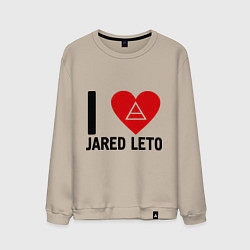 Мужской свитшот I love Jared Leto