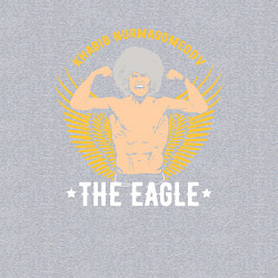 Свитшот хлопковый мужской Khabib: The Eagle, цвет: меланж — фото 2