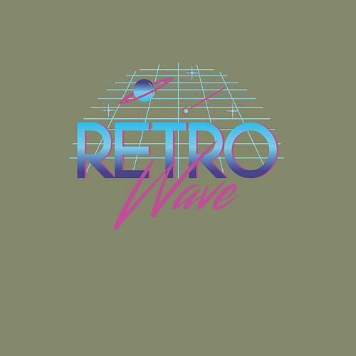 Мужской свитшот Retrowave Spacetraveling / Авокадо – фото 3