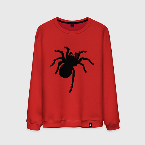 Мужской свитшот Черный паук / Красный – фото 1
