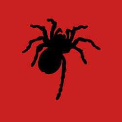 Свитшот хлопковый мужской Черный паук, цвет: красный — фото 2