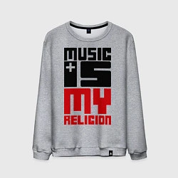 Мужской свитшот Music Religion