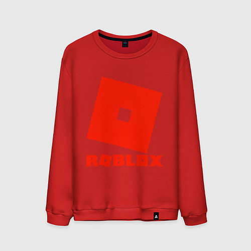 Мужской свитшот Roblox Logo / Красный – фото 1