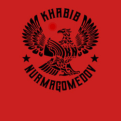 Свитшот хлопковый мужской Хабиб Нурмагомедов, цвет: красный — фото 2