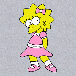 Свитшот хлопковый мужской Лиза милашка, цвет: меланж — фото 2