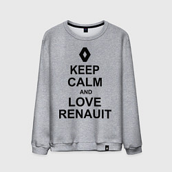 Мужской свитшот Keep Calm & Love Renauit