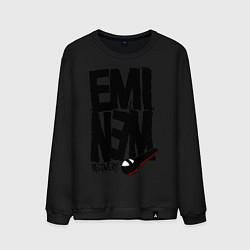 Свитшот хлопковый мужской Eminem recovery, цвет: черный