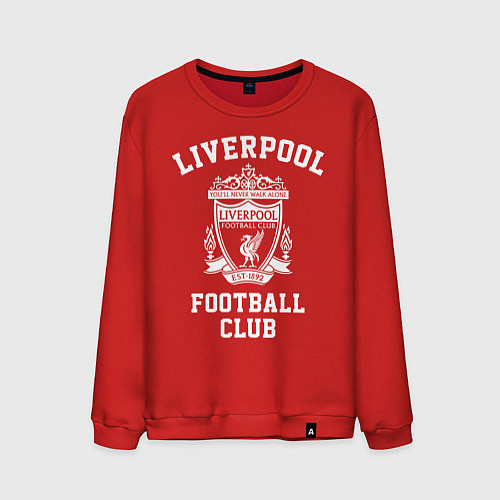 Мужской свитшот Liverpool: Football Club / Красный – фото 1