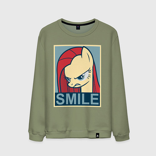 Мужской свитшот MLP: Smile / Авокадо – фото 1