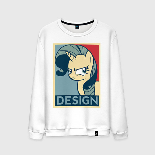 Мужской свитшот MLP: Design / Белый – фото 1
