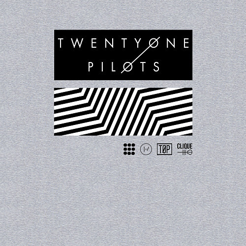 Мужской свитшот TOP: Geometry / Меланж – фото 3