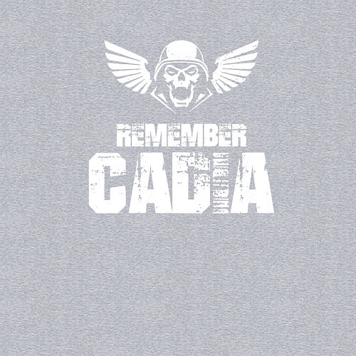 Мужской свитшот Remember Cadia - Warhammer / Меланж – фото 3