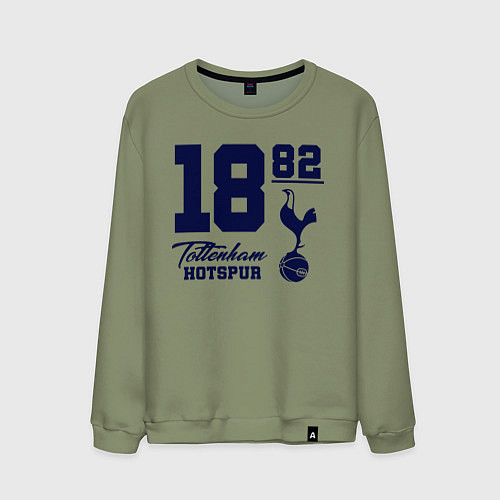 Мужской свитшот FC Tottenham 1882 / Авокадо – фото 1