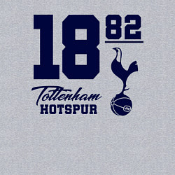Свитшот хлопковый мужской FC Tottenham 1882, цвет: меланж — фото 2