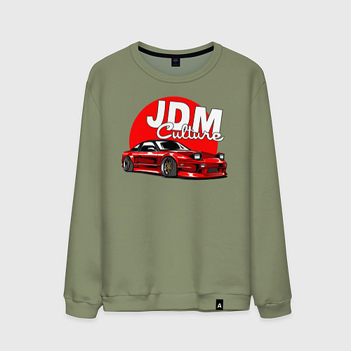 Мужской свитшот JDM Culture / Авокадо – фото 1