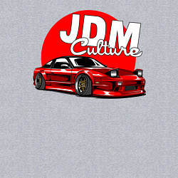 Свитшот хлопковый мужской JDM Culture, цвет: меланж — фото 2