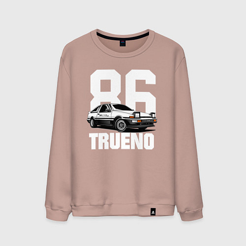 Мужской свитшот TRUENO 86 / Пыльно-розовый – фото 1