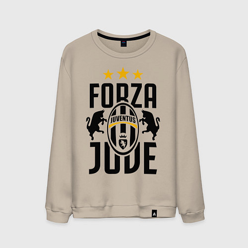 Мужской свитшот Forza Juve / Миндальный – фото 1